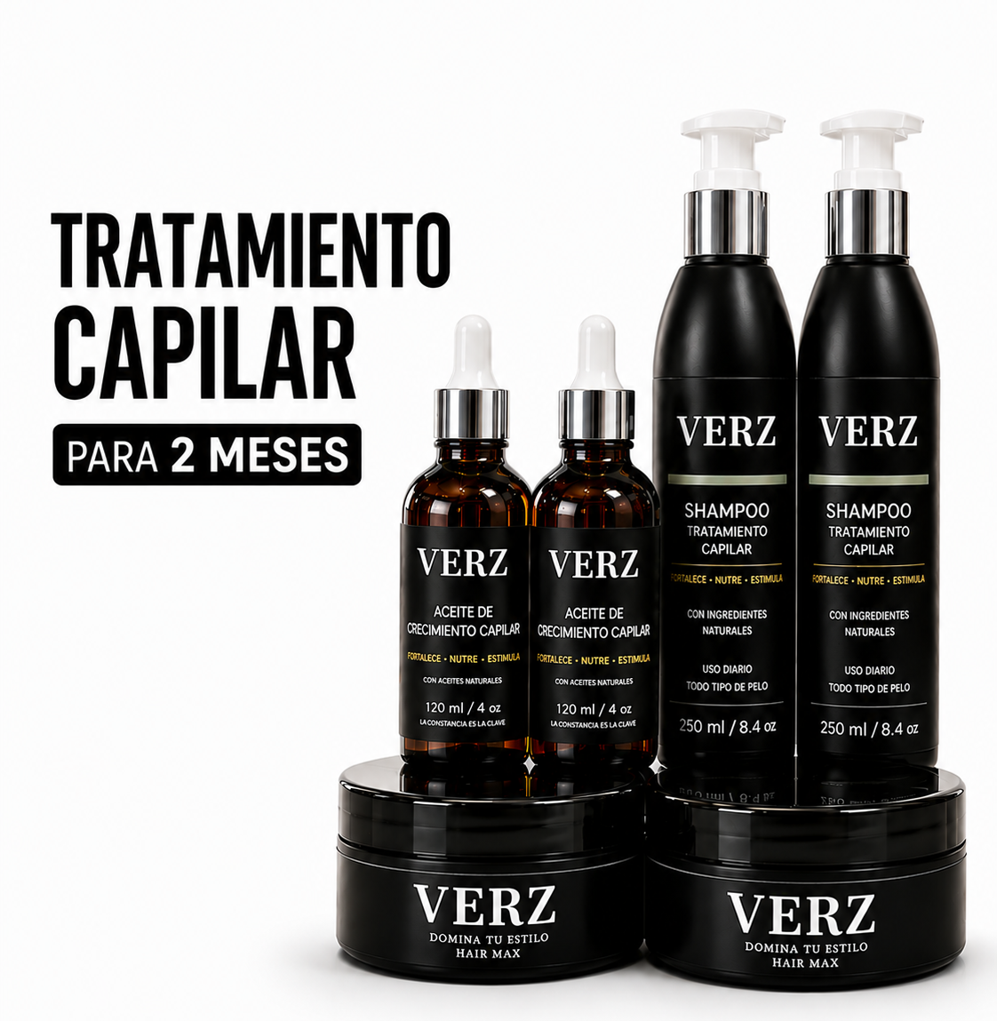 Kit de  crecimiento 2 meses de uso
Para mantener la constancia.